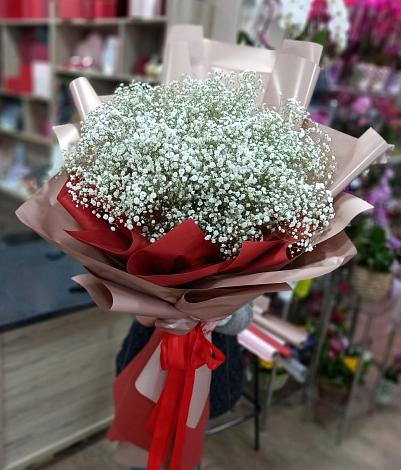 Букет цветов из: Гипсофила в Холмске